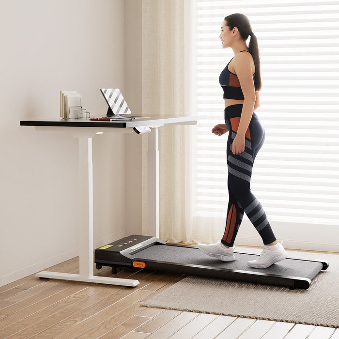 120cm Automatic Standing Desk With 400Mm Electric Walking Pad Treadmill