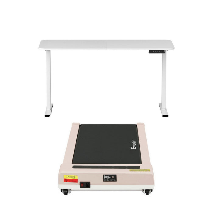 Electric Treadmill With 140cm Automatic Standing Desk Walking Pad 360Mm