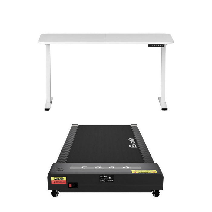 Electric Treadmill With 140cm Automatic Standing Desk Walking Pad 400Mm