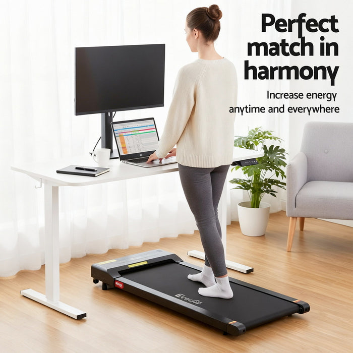 Electric Treadmill With 140cm Automatic Standing Desk Walking Pad 400Mm