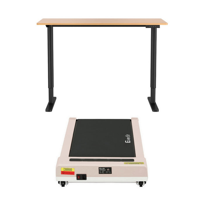 Electric Treadmill With 120cm Automatic Standing Desk Walking Pad 360Mm