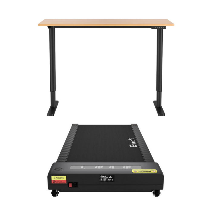 Electric Treadmill With 120cm Automatic Standing Desk Walking Pad 400Mm