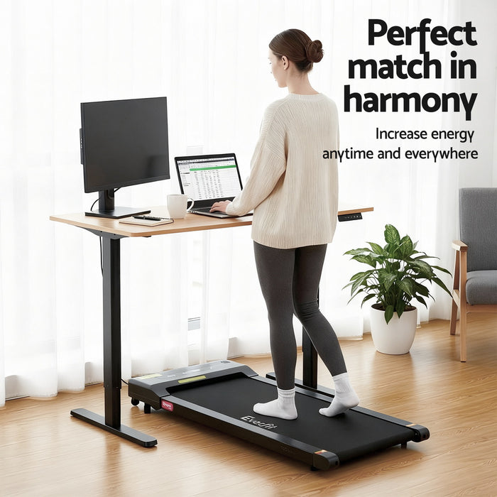 Electric Treadmill With 120cm Automatic Standing Desk Walking Pad 400Mm