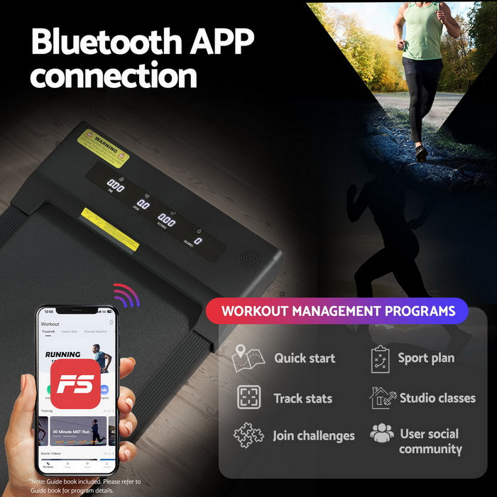 Electric Treadmill With 120cm Automatic Standing Desk Walking Pad 400Mm