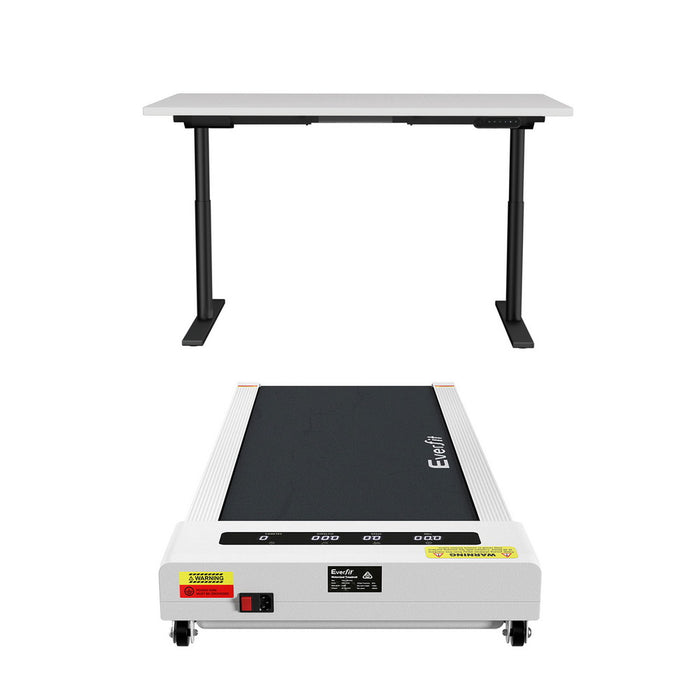 140 Cm Automatic Standing Desk With 360Mm Electric Walking Pad Treadmill