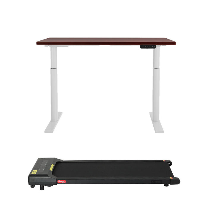 120cm Automatic Standing Desk With 400Mm Electric Walking Pad Treadmill