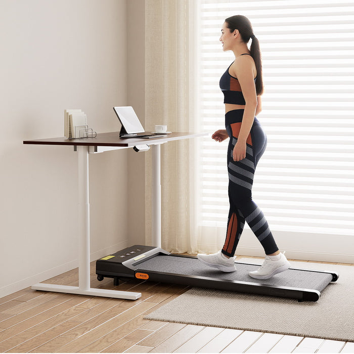 120cm Automatic Standing Desk With 400Mm Electric Walking Pad Treadmill
