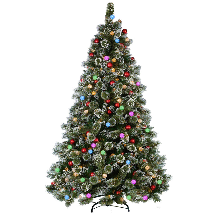 1.8M Multicolour Pre-Lit Christmas Tree With 948 Tips