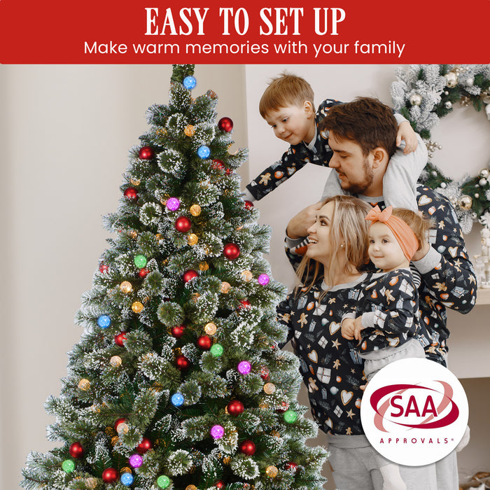 1.8M Multicolour Pre-Lit Christmas Tree With 948 Tips