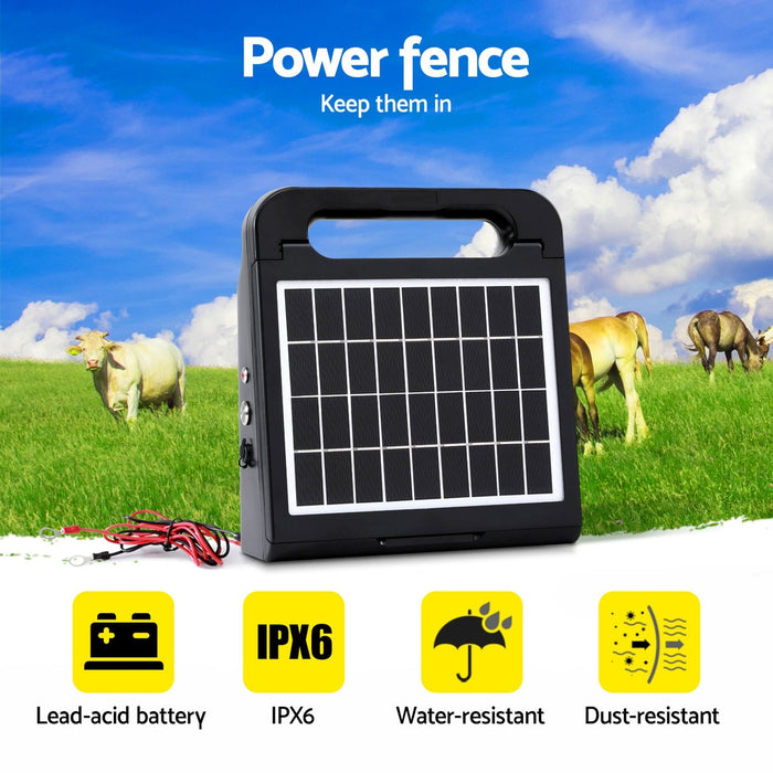 2.5Km Electric Fence Energiser Solar Farm 0.15J