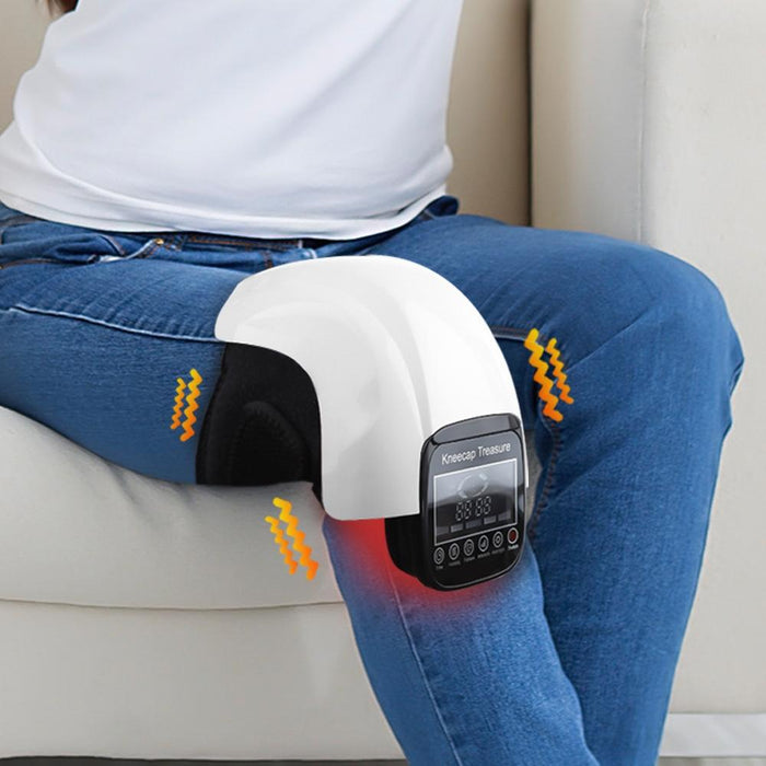 Portable Knee Massager With Infrared Heat Therapy Pain Relief Device