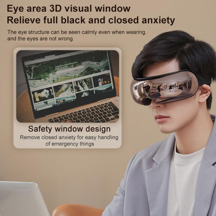 Smart Eye Massager With Hot Compress Air Pressure & Vibration