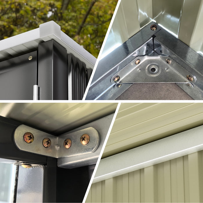 Garden Shed Sheds Outdoor Storage 2.06X1.96M Tool Workshop House Shelter