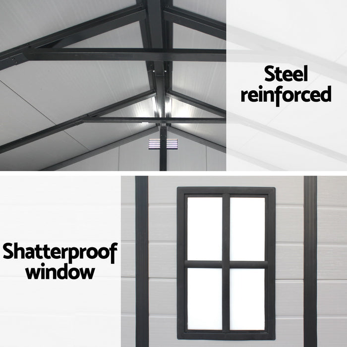 Garden Shed Sheds Outdoor Storage 2.15X2.14M Tool Workshop House Shelter