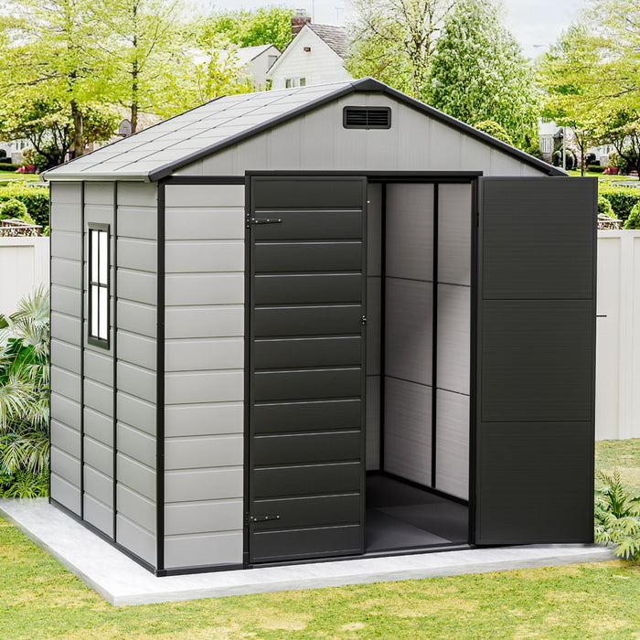 Garden Shed Sheds Outdoor Storage 2.15X2.14M Tool Workshop House Shelter