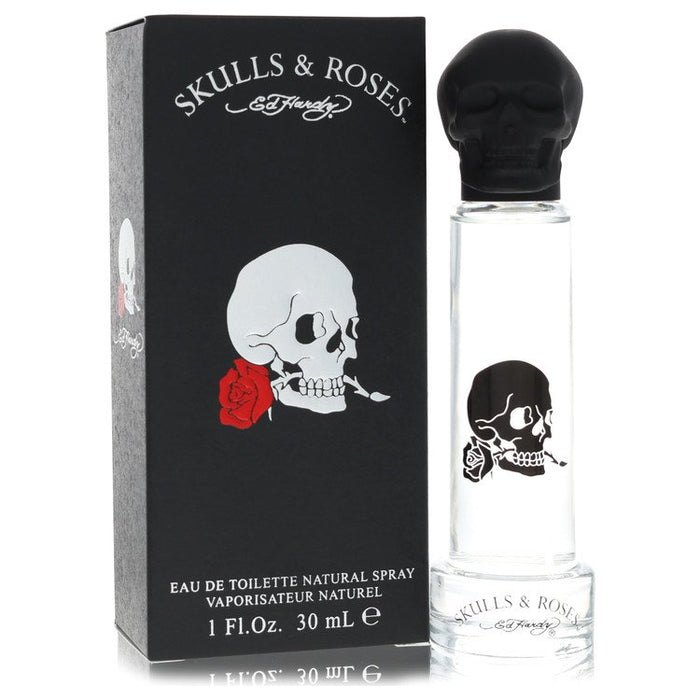 Skulls & Roses Eau De Toilette Spray By Christian Audigier For Men-30 Ml