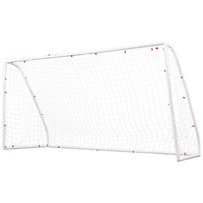 12Ft Soccer Football Goal Net Upvc Frame With Pe Mesh Weatherproof Portable Goals For Backyard Training Competitive Play