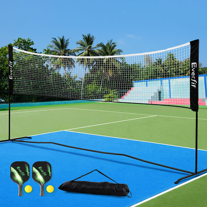 3.6M Badminton Tennis Net Portable Volleyball Kit Adjustable Height