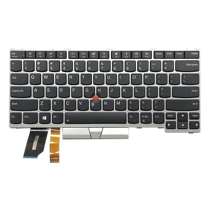Us Backlight Keyboard For Lenovo Thinkpad E480 L480 L380 Yoga T480S Silver