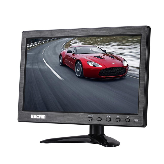 10.0 Inch Tft Lcd 1024X600 Monitor With Vga & Hdmi & Av & Bnc & Usb For Pc Cctv Security