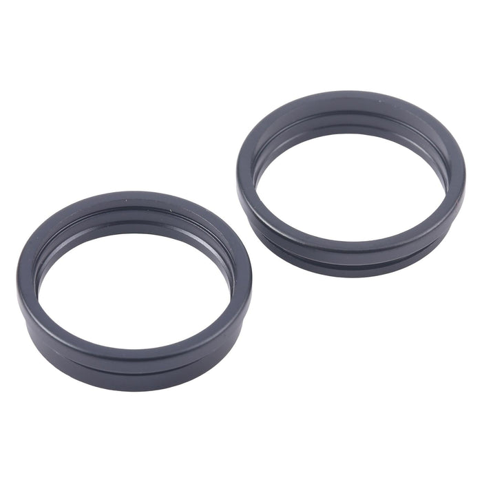 For Iphone 16 Plus 2Pcs / Set Rear Camera Glass Lens Metal Outside Protector Hoop Ring