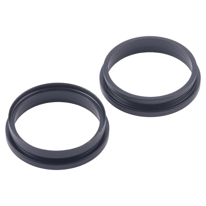 For Iphone 16 Plus 2Pcs / Set Rear Camera Glass Lens Metal Outside Protector Hoop Ring