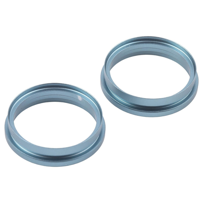For Iphone 16 Plus 2Pcs / Set Rear Camera Glass Lens Metal Outside Protector Hoop Ring