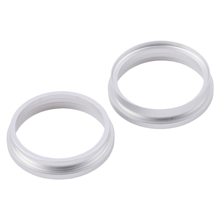 For Iphone 16 Plus 2Pcs / Set Rear Camera Glass Lens Metal Outside Protector Hoop Ring