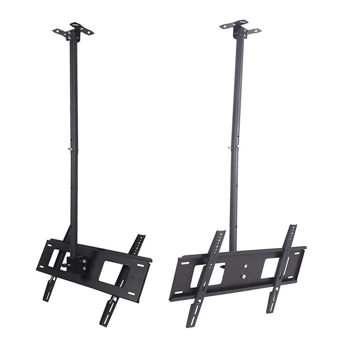 32-70 Inch Universal Height & Angle Adjustable Lcd Tv Wall-Mounted Ceiling Dual-Use Bracket - Retractable Length 1M