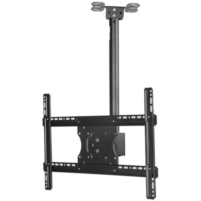 32-65 Inch Universal Height & Angle Adjustable Single Screen Tv Wall-Mounted Ceiling Dual-Use Bracket - Retractable Range 0.5-2M