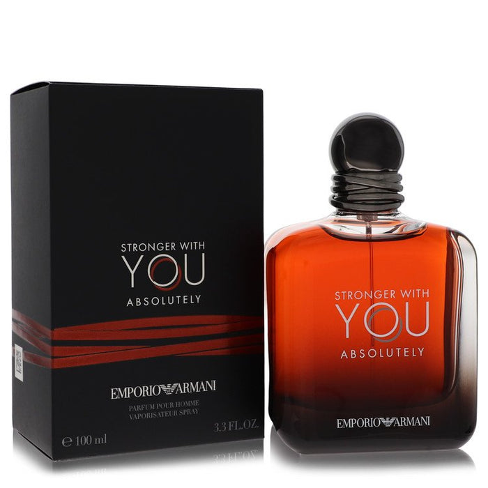 Stronger With You Absolutely Eau De Parfum Spray By Giorgio Armani For Men-100 Ml