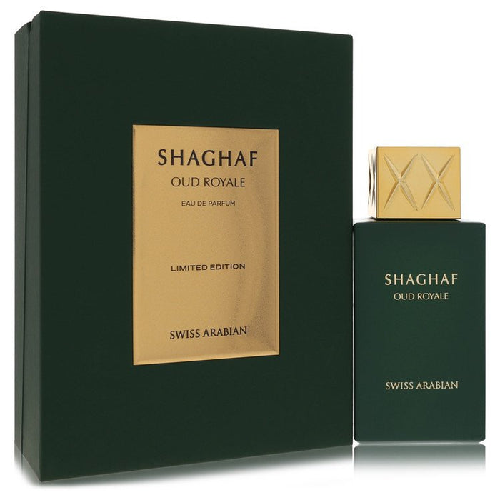 Shaghaf Oud Royale Eau De Parfum Spray Limited Edition By Swiss Arabian For Men-75 Ml