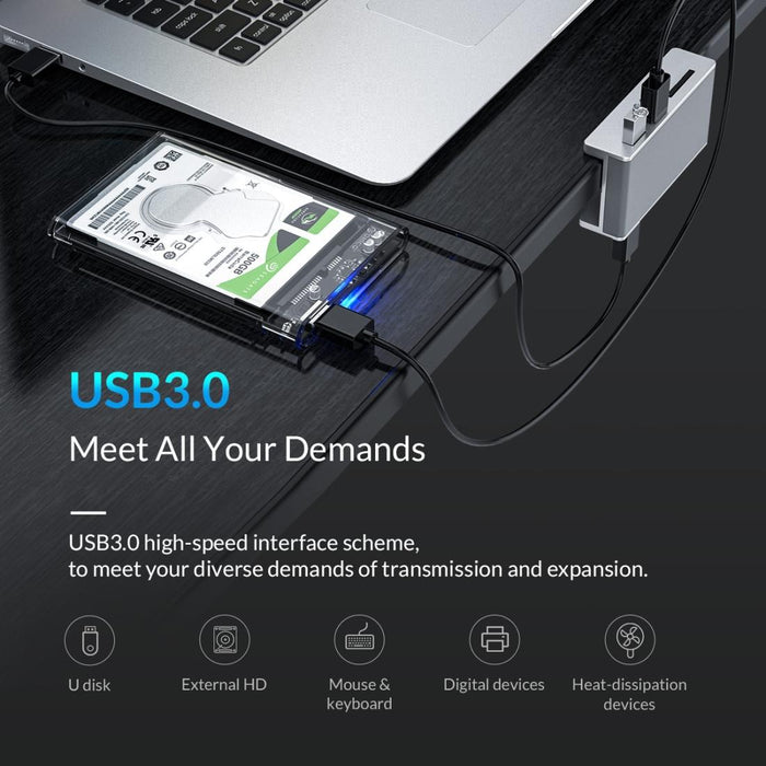2-Port Usb3.0 Hub With Sd Card Reader