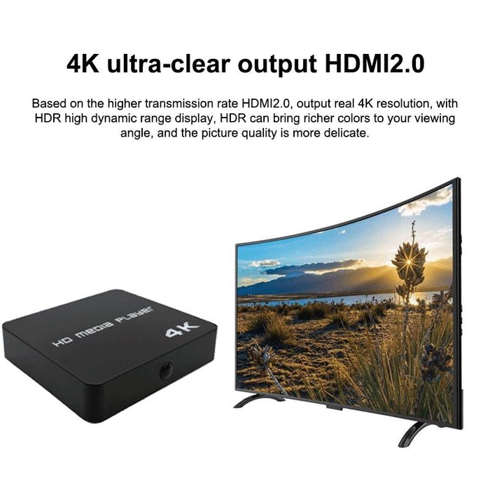 4K Player Ad Machine Auto Play Video Ppt Horizontal / Vertical U Disk