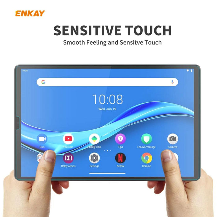 For Lenovo M10 Plus 10.3 Hat-Prince 0.33Mm 9H Surface Hardness 2.5D Explosion-Proof Tempered Glass Screen Protector