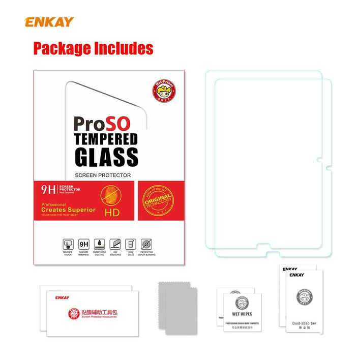 For Huawei Matepad 10.8 2 Pcs Hat-Prince 0.33Mm 9H Surface Hardness 2.5D Explosion-Proof Tempered Glass Protector