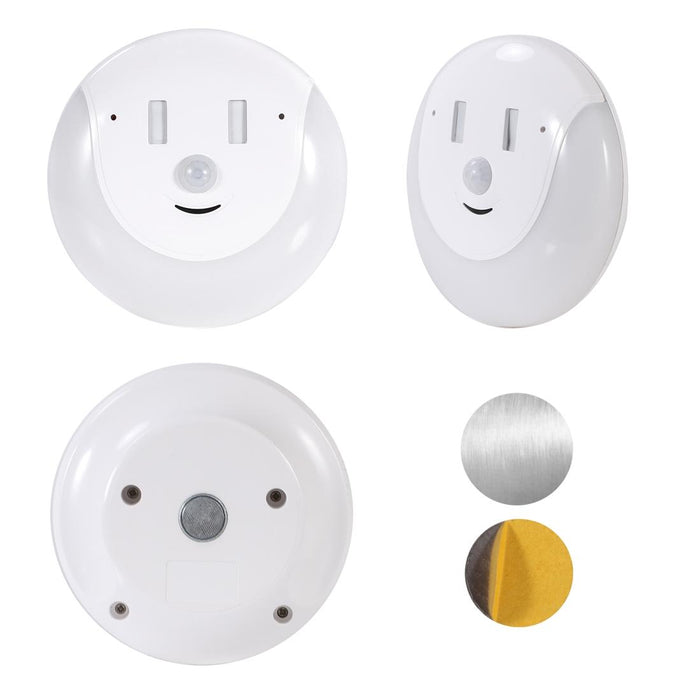 Motion Sensor Usb Night Light Smile Magnetic Design
