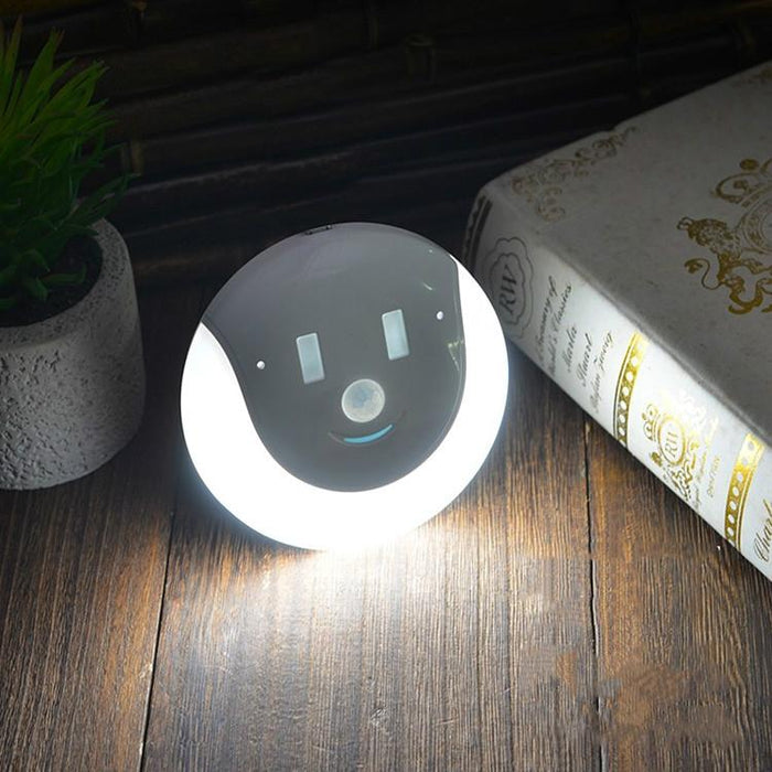 Motion Sensor Usb Night Light Smile Magnetic Design