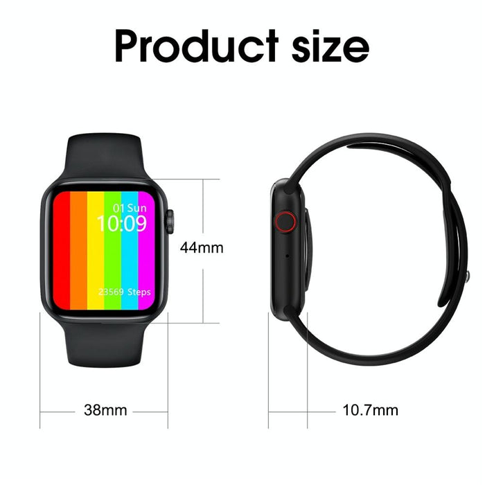 1.75 Inch Ips Smart Watch Waterproof Temp / Heart / Bp / Sleep Monitoring