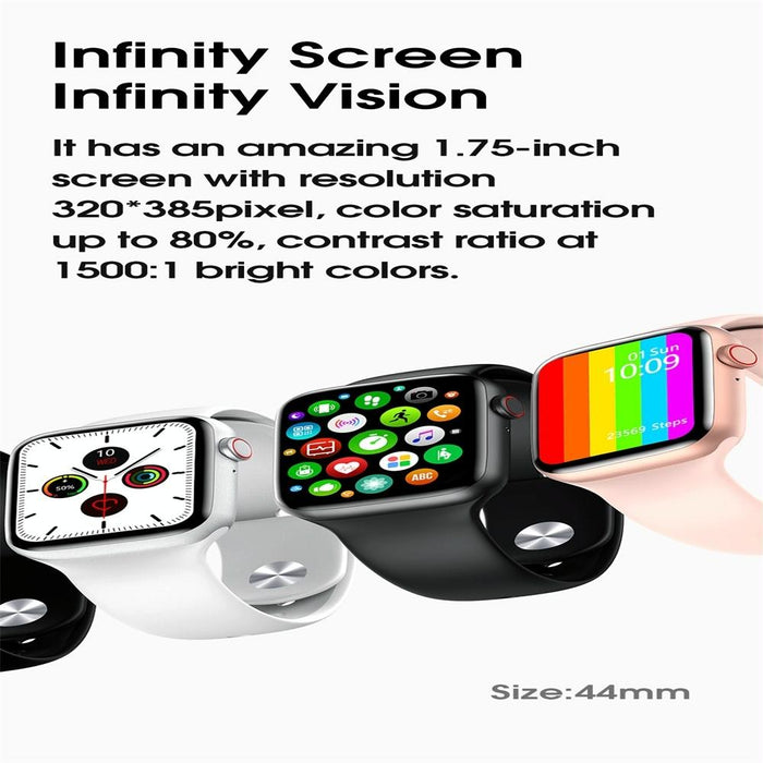 1.75 Inch Ips Smart Watch Waterproof Temp / Heart / Bp / Sleep Monitoring