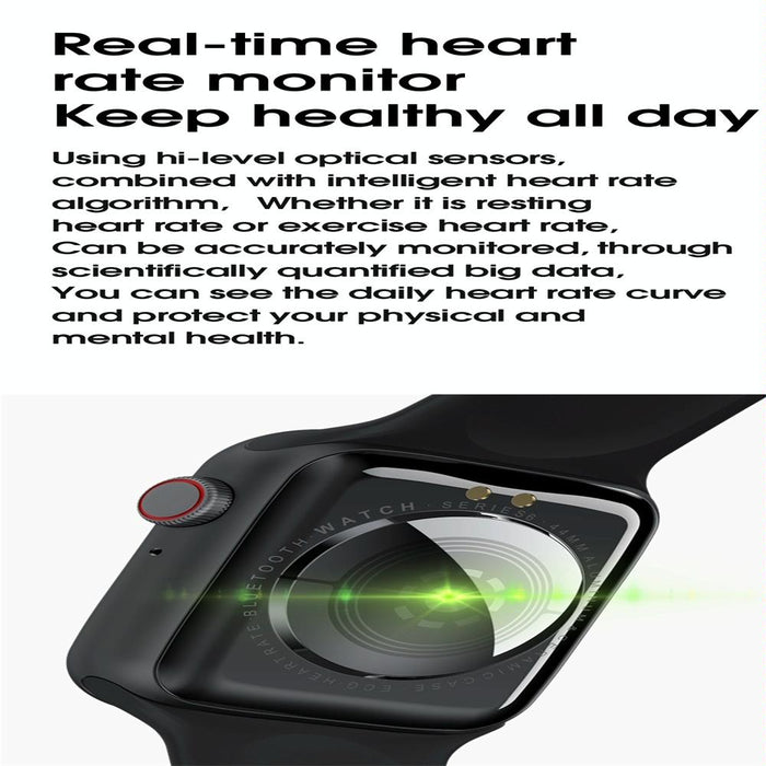 1.75 Inch Ips Smart Watch Waterproof Temp / Heart / Bp / Sleep Monitoring