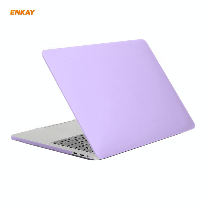 For Macbook Pro 13.3 Inch A1708 Without Touch Bar 3 In 1 Matte Laptop Protective Case + Eu Version Tpu Keyboard Film + Anti-Dust Plugs Set