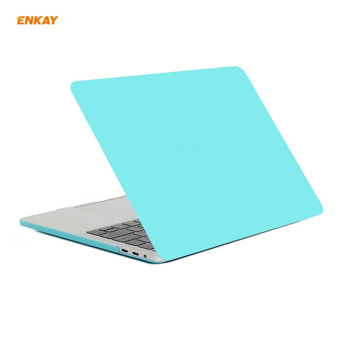 For Macbook Pro 13.3 Inch A1708 Without Touch Bar 3 In 1 Matte Laptop Protective Case + Eu Version Tpu Keyboard Film + Anti-Dust Plugs Set