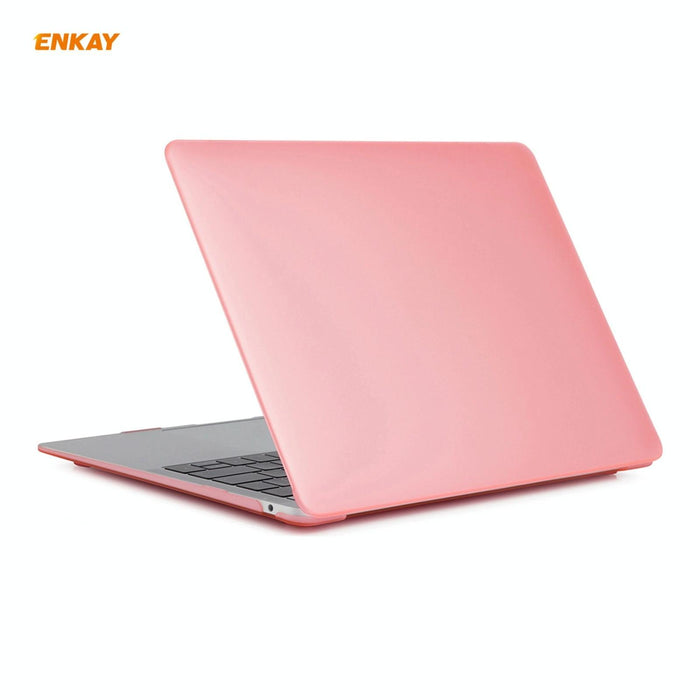 For Macbook Air 13.3 Inch A1932 2018 3 In 1 Matte Laptop Protective Case + Us Version Tpu Keyboard Film + Anti-Dust Plugs Set