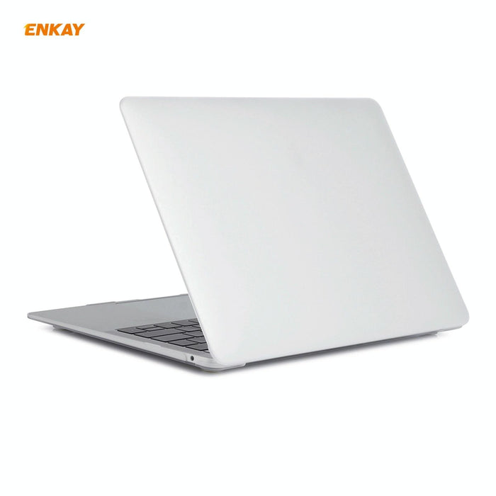 For Macbook Air 13.3 Inch A1932 2018 3 In 1 Matte Laptop Protective Case + Us Version Tpu Keyboard Film + Anti-Dust Plugs Set