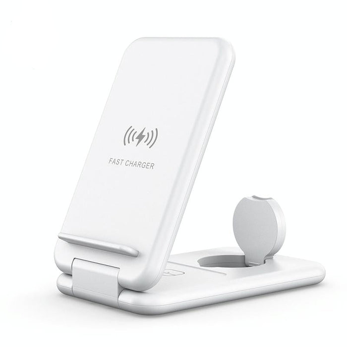 15W 3 In 1 Foldable Wireless Charger For Iphones Iwatchs Airpods