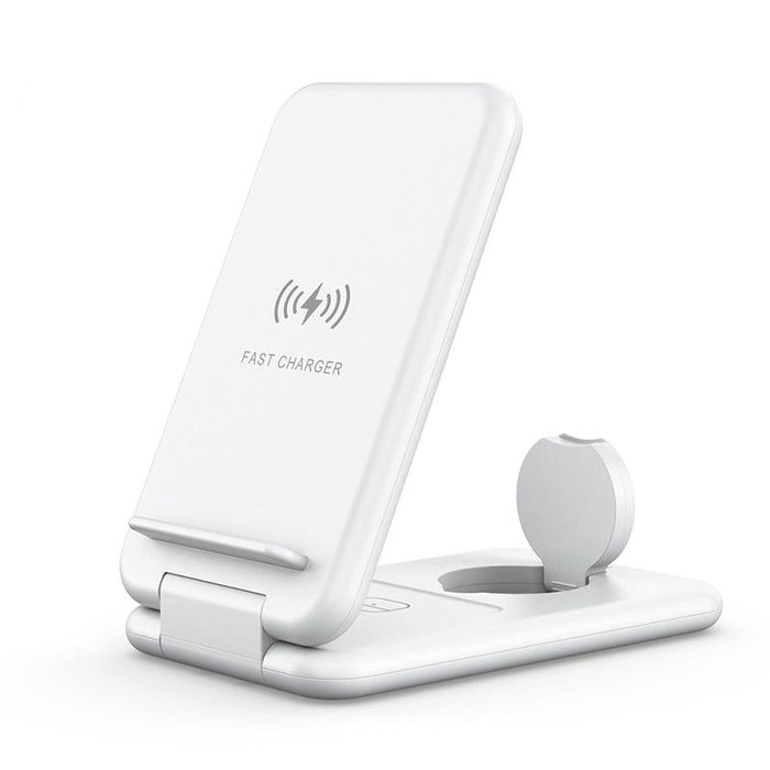 15W 3 In 1 Foldable Wireless Charger For Iphones Iwatchs Airpods