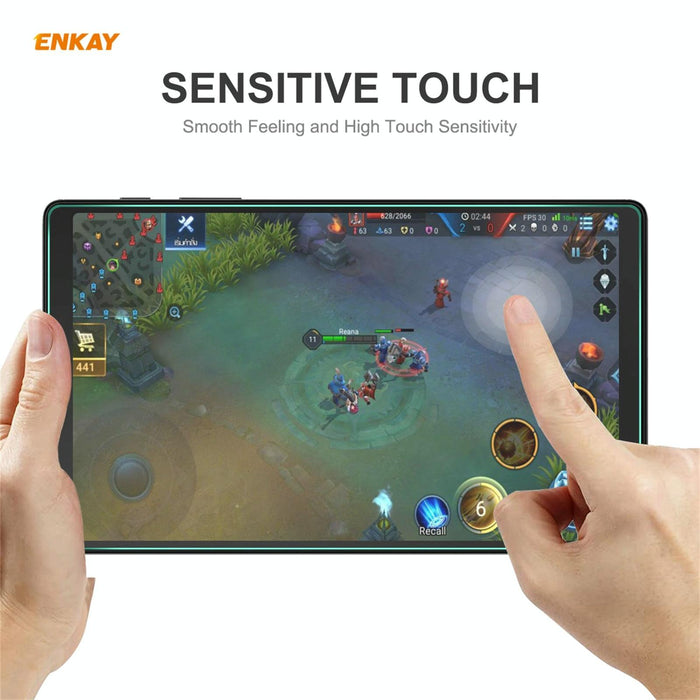 2 Pcs For Samsung Galaxy Tab A7 Lite 8.7 T220 / T225 Hat-Prince 0.33Mm 9H Surface Hardness 2.5D Explosion-Proof Tempered Glass Protector Film