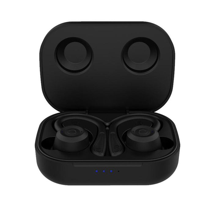 T20 Tws Bluetooth Hooks Wireless Sports With Charging Box Ipx6 Waterproof Noise-Cancelling Earphones