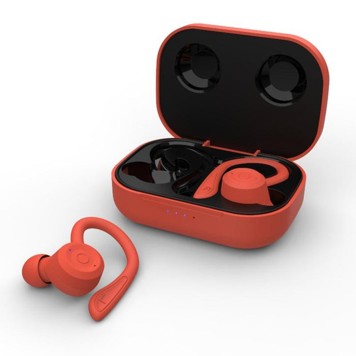 T20 Tws Bluetooth Hooks Wireless Sports With Charging Box Ipx6 Waterproof Noise-Cancelling Earphones